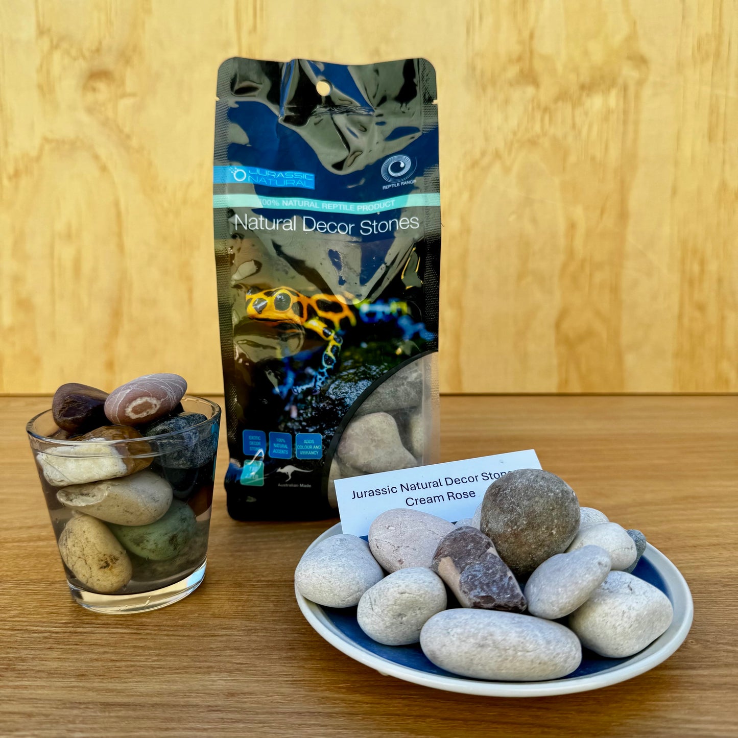 Jurassic Natural Natural Rock Jurassic Natural Decor Stones - Cream Rose Stones