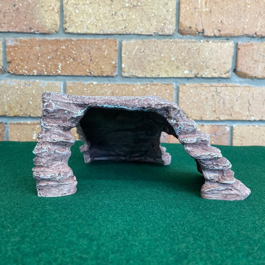 Komodo Resin Rock Decor Komodo Basking Platform Corner Ramp Brown