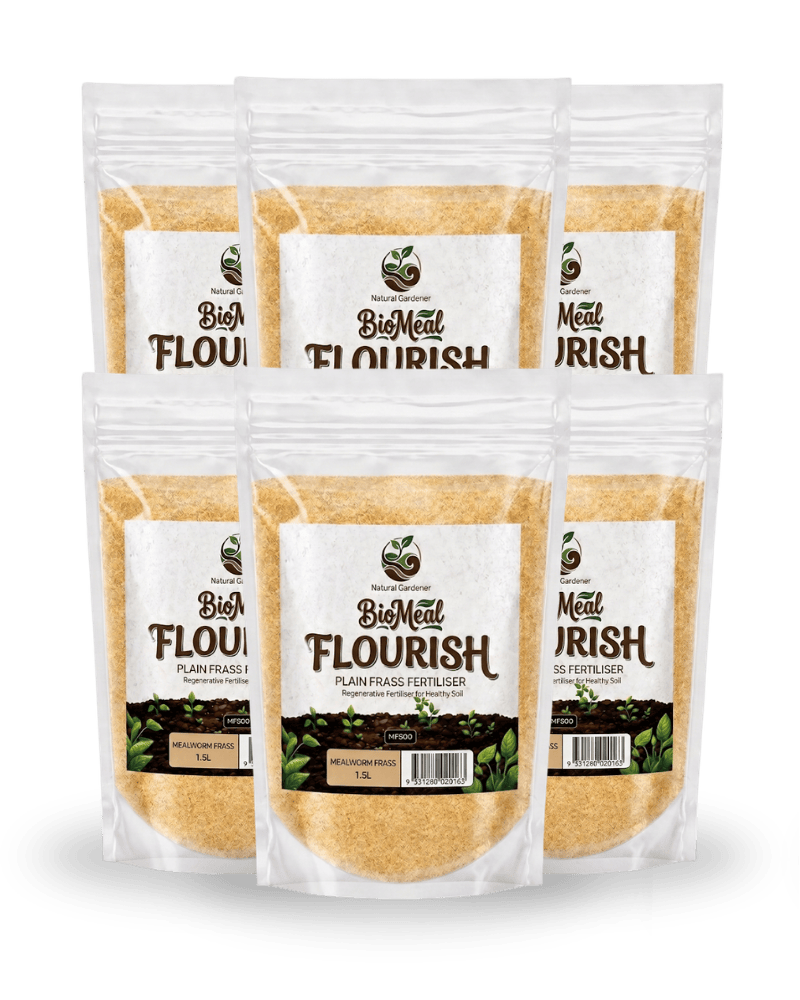 Natural Gardener Natural Gardener Buy 6 Pack Save 25% BioMeal Flourish - Mealworm Frass Fertiliser