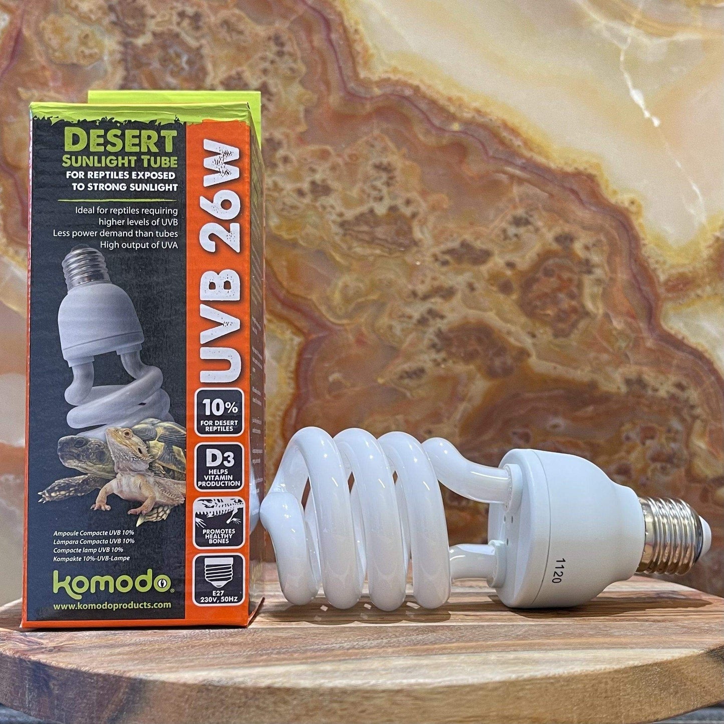 Komodo Bulb Desert Sun Komodo Compact Lamp UVB 10% 26W