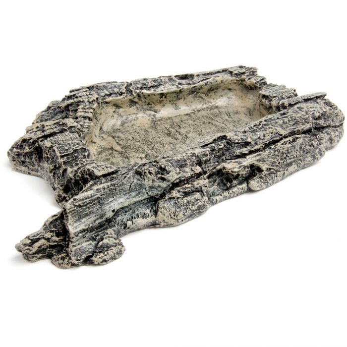 Komodo Food Bowl Komodo Reptile Habitat Rock Bowl Medium
