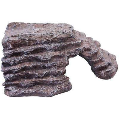 Komodo Resin Rock Decor Komodo Basking Platform Corner Ramp Brown