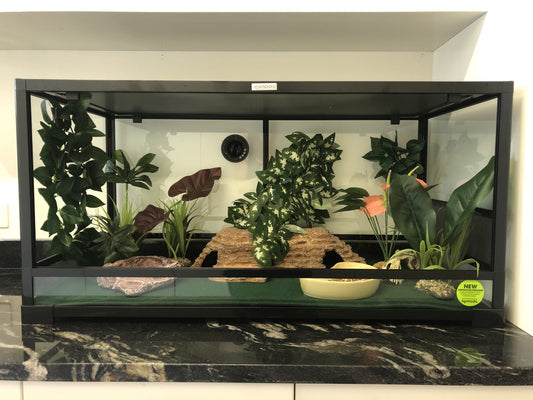 Komodo Resin Rock Decor Komodo Basking Platform Corner Ramp Sandstone