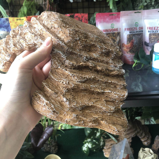 Komodo Resin Rock Decor Komodo Basking Platform Corner Ramp Sandstone