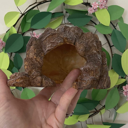 Komodo Resin Rock Decor Komodo Cave Den Brown