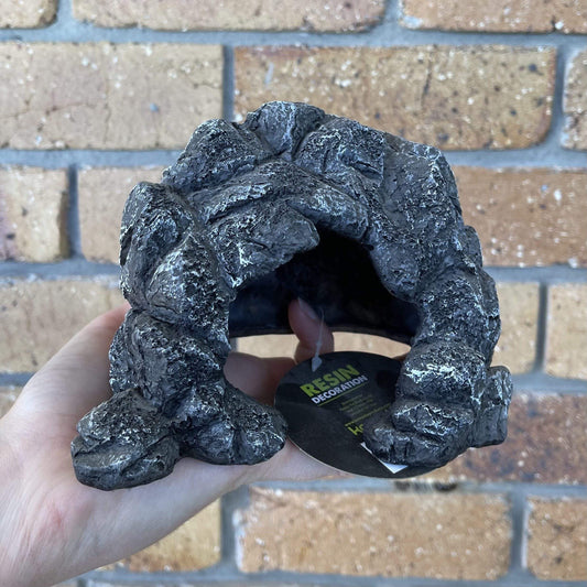 Komodo Resin Rock Decor Komodo Cave Den Grey