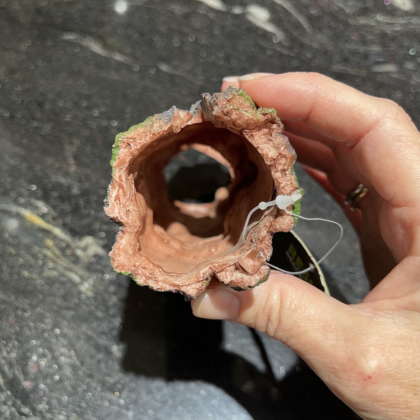 Komodo Resin Rock Decor Komodo Forest Log Small