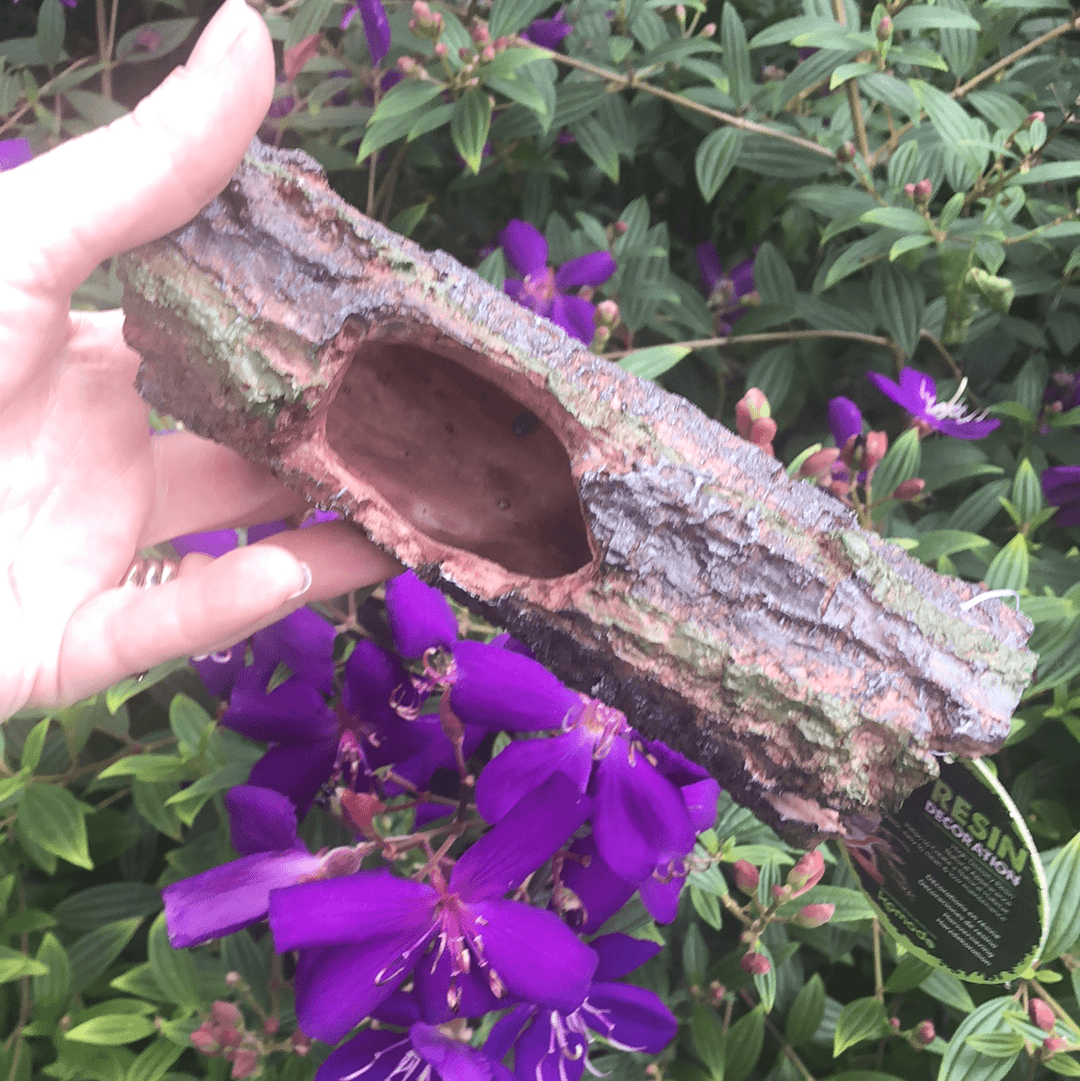 Komodo Resin Rock Decor Komodo Forest Log Small