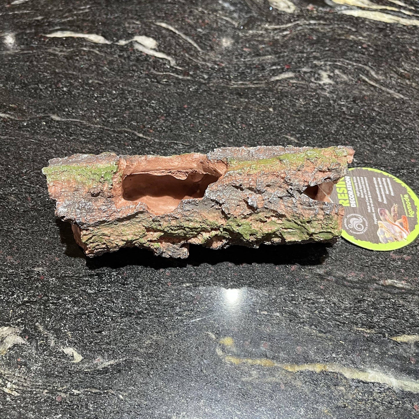 Komodo Resin Rock Decor Komodo Forest Log Small