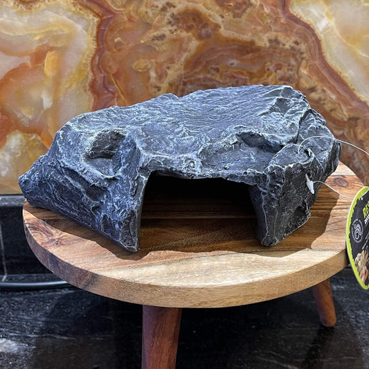 Komodo Resin Rock Decor Komodo Reptile Rock Den Grey Large