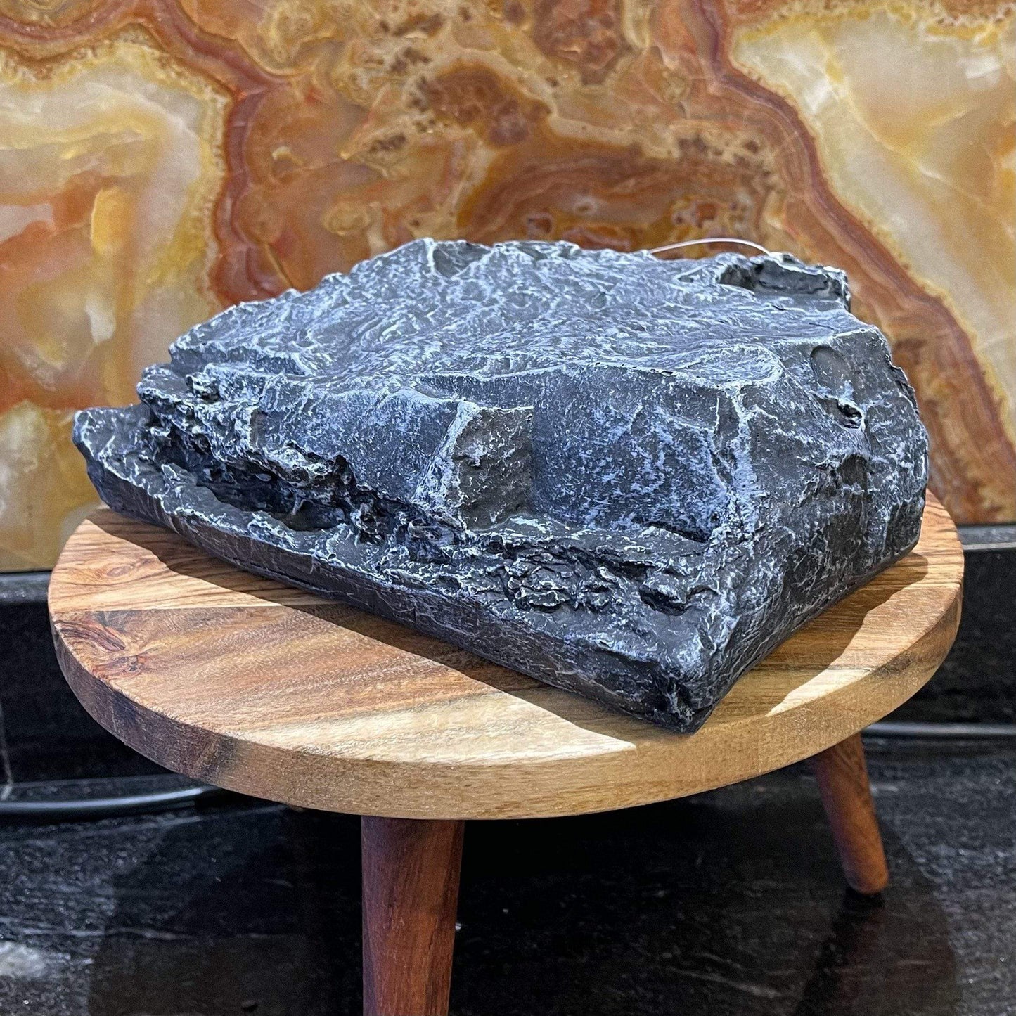 Komodo Resin Rock Decor Komodo Reptile Rock Den Grey Large