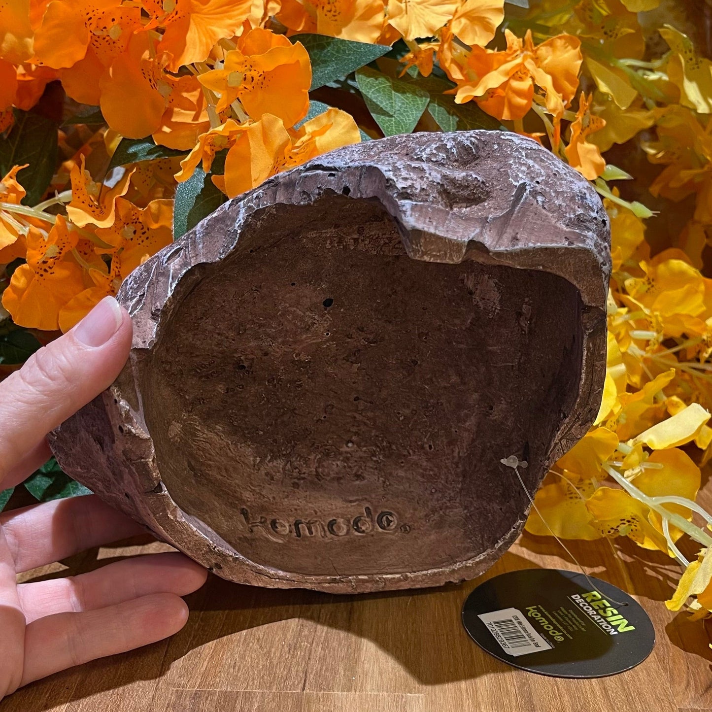 Komodo Resin Rock Decor Komodo Wide Entrance Rock Den Small