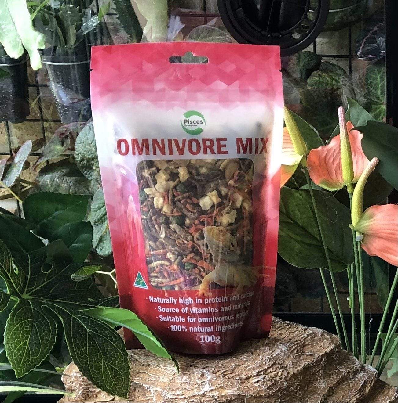 Pisces Enterprises Reptile Food Omnivore Mix Pisces 100g