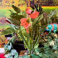 Komodo Artificial Plant Komodo Anthurium Bush