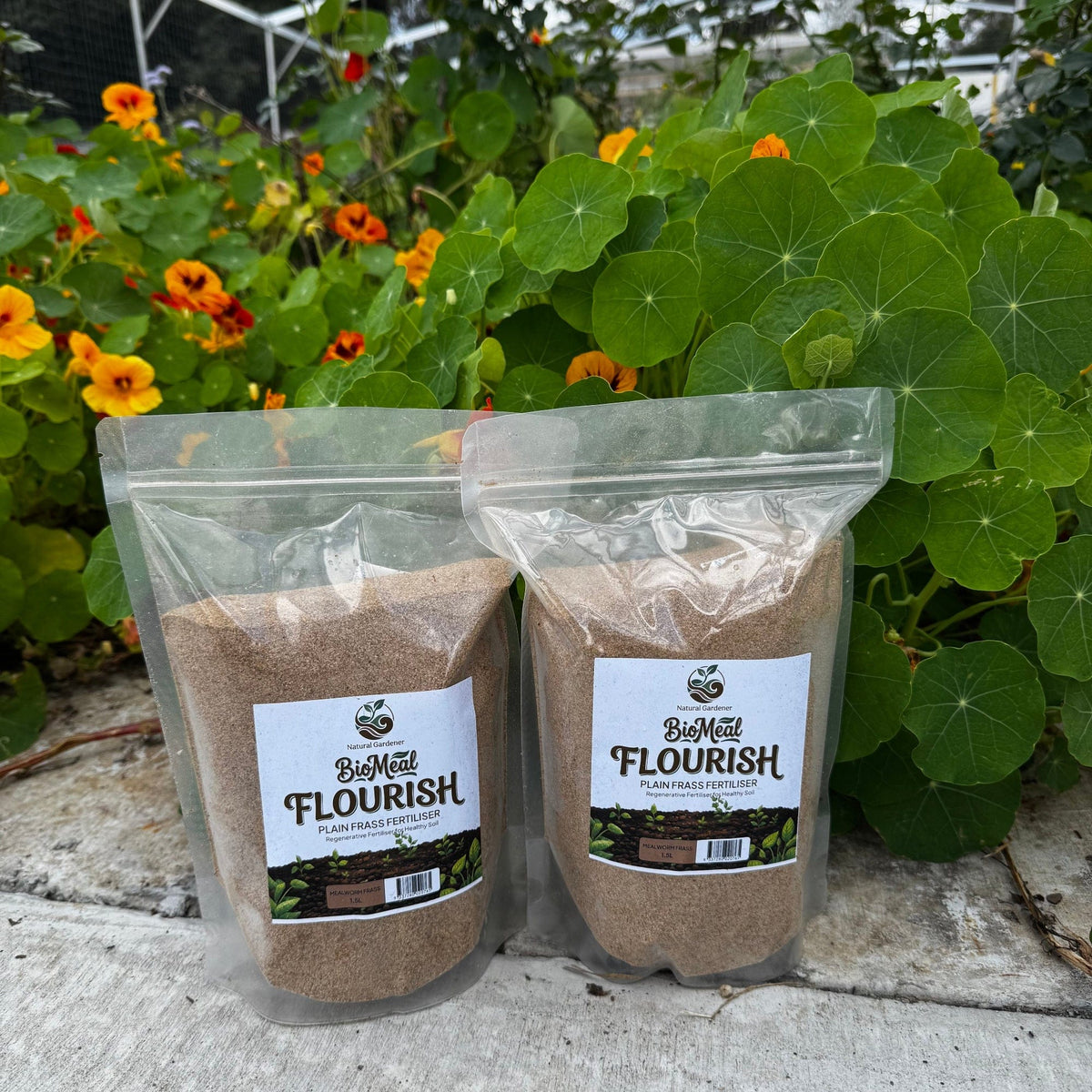 Natural Gardener Natural Gardener Buy 2 Pack Save 15% BioMeal Flourish - Mealworm Frass Fertiliser