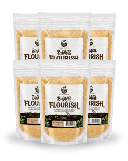 Natural Gardener Natural Gardener Buy 6 Pack Save 25% BioMeal Flourish - Mealworm Frass Fertiliser