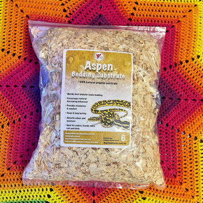 Reptile Realm Reptile Bedding & Substrates Reptile Realm Aspen Bedding Substrate - 6 litres