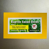 Reptile Realm Seed Blend Reptile Salad Seeds (Yellow Label) - Kailann, Mustard Greens and Rocket
