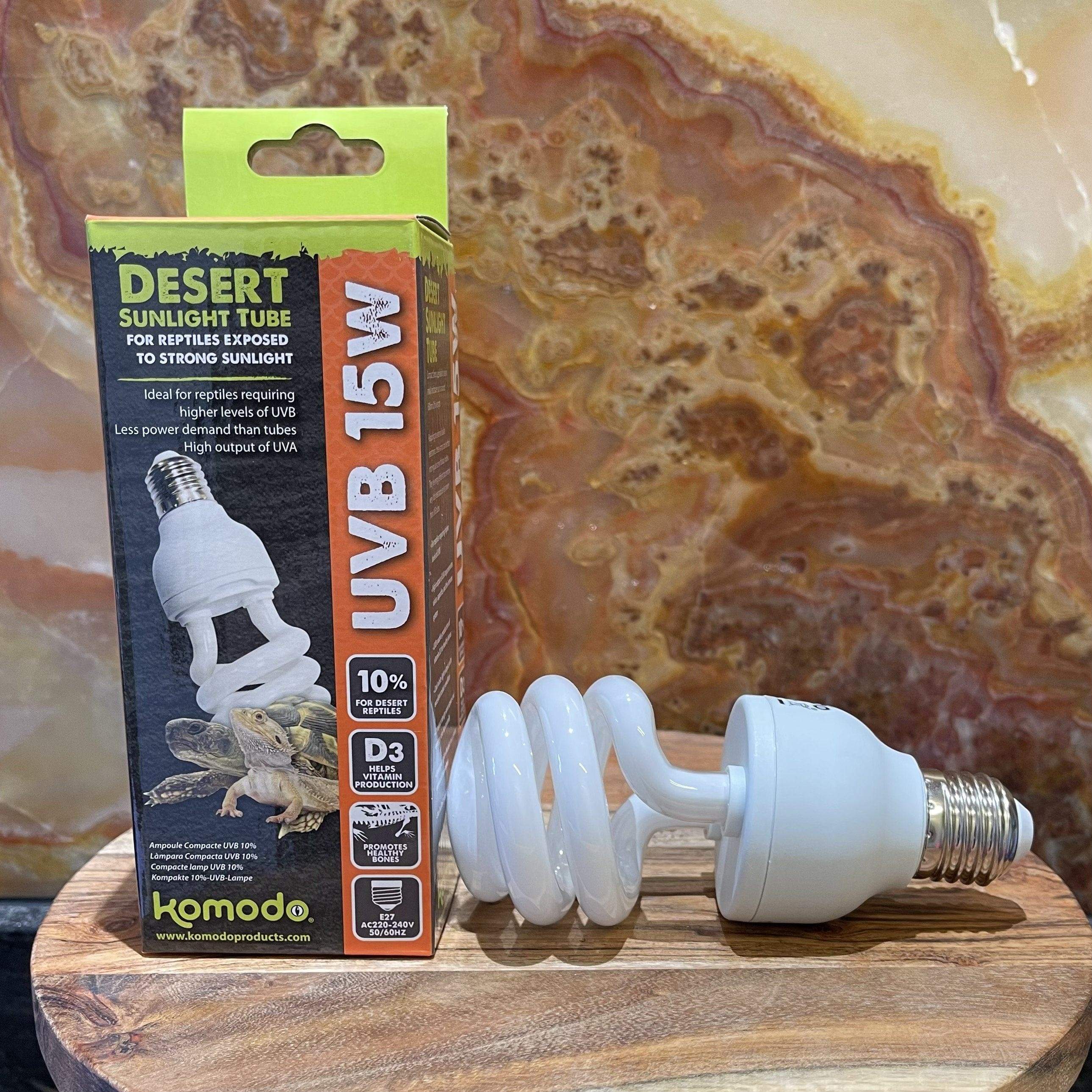 Komodo Bulb Desert Sun Komodo Compact Lamp UVB 10% 15W