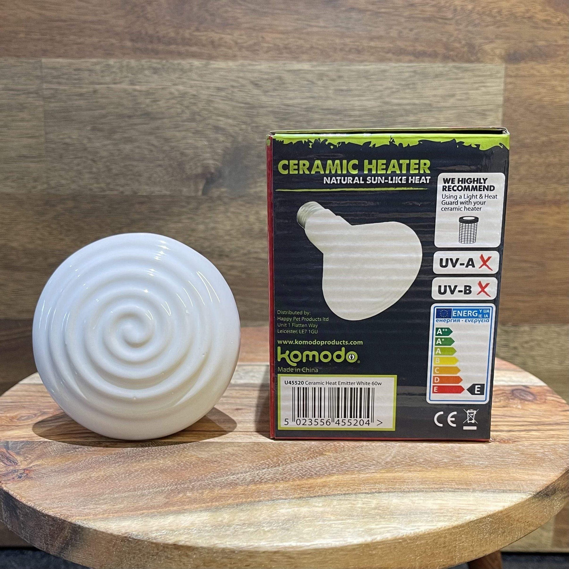 Komodo Bulb Komodo Ceramic Heat Emitter White 60W