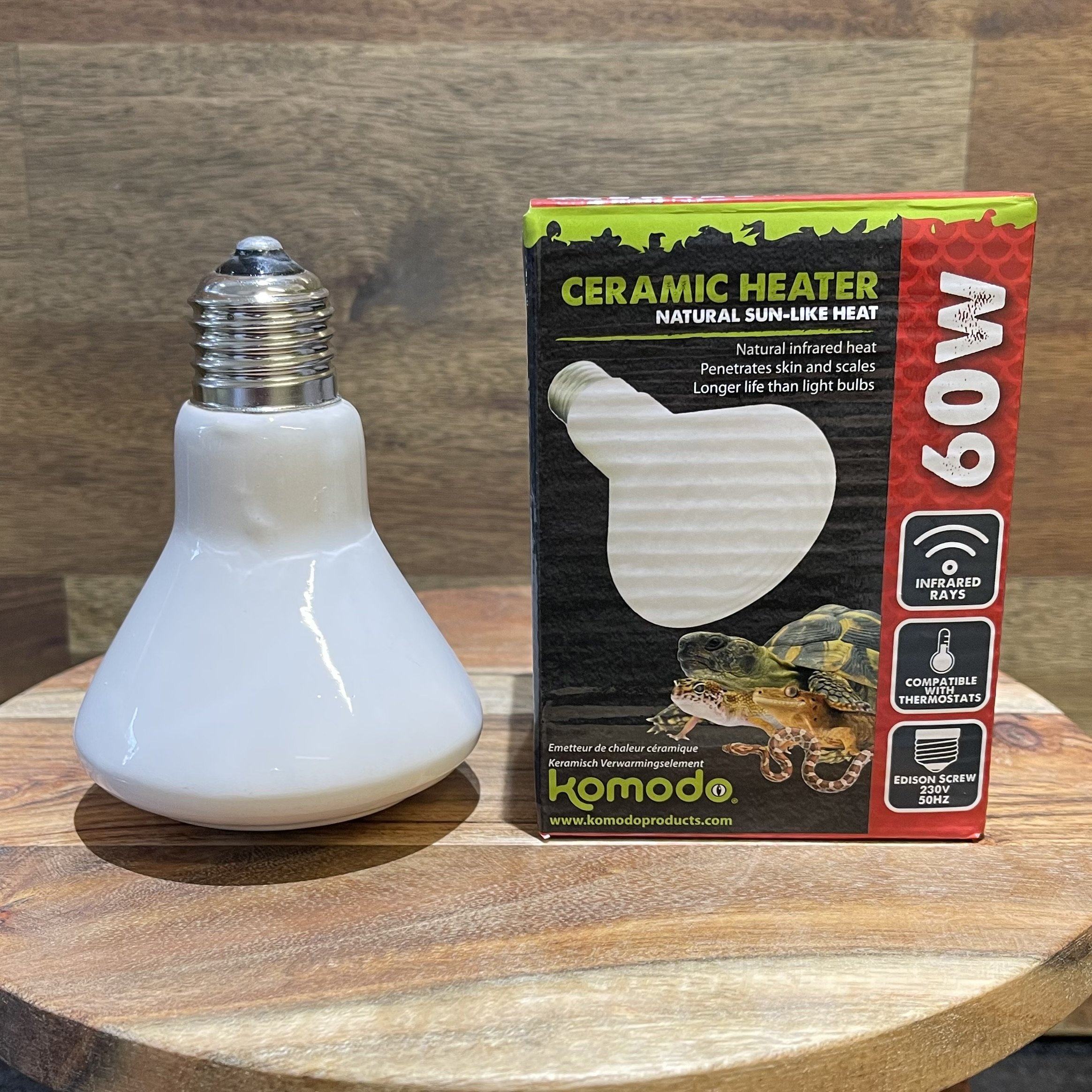Komodo Bulb Komodo Ceramic Heat Emitter White 60W