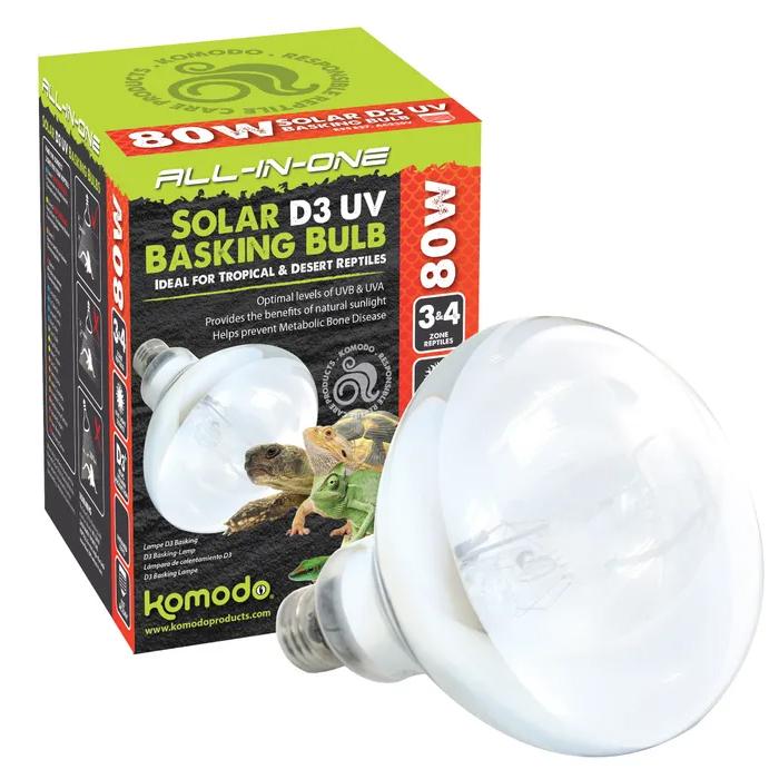 Komodo Bulb Komodo Solar D3 UV Basking Bulb 80W