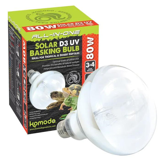 Komodo Bulb Komodo Solar D3 UV Basking Bulb 80W