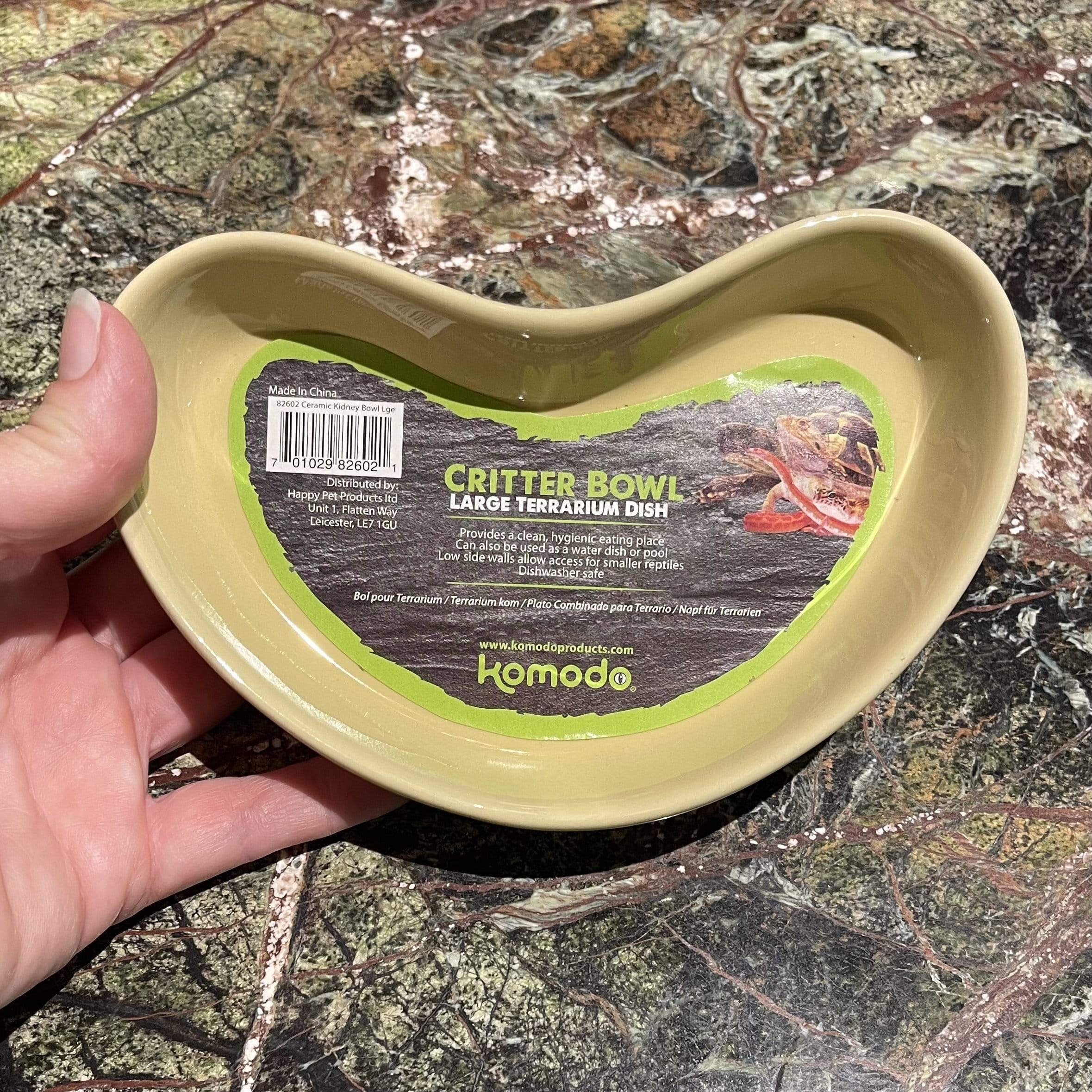 Komodo Food Bowl Komodo Reptile Critter Bowl  - Large