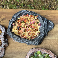 Komodo Food Bowl Komodo Terraced Dish Grey Medium