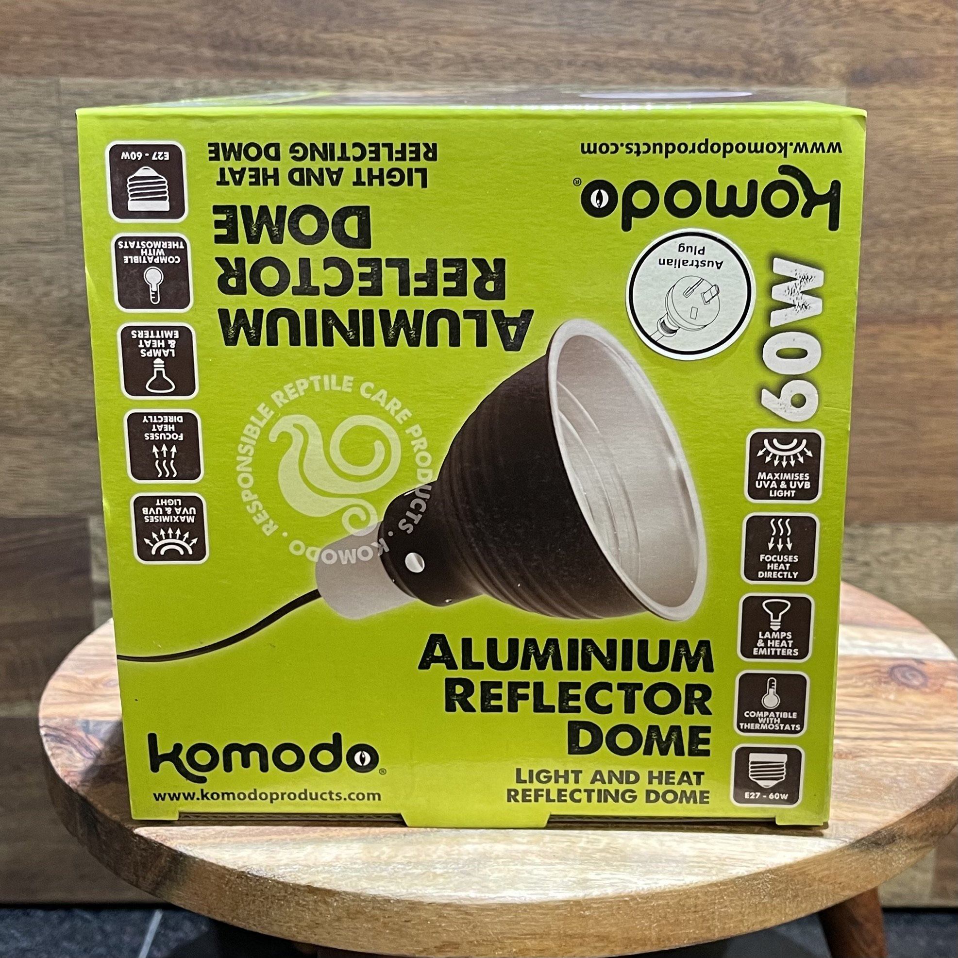 Komodo Light & Heat Komodo Aluminium Reflector Dome 60W (18x14x14cm)