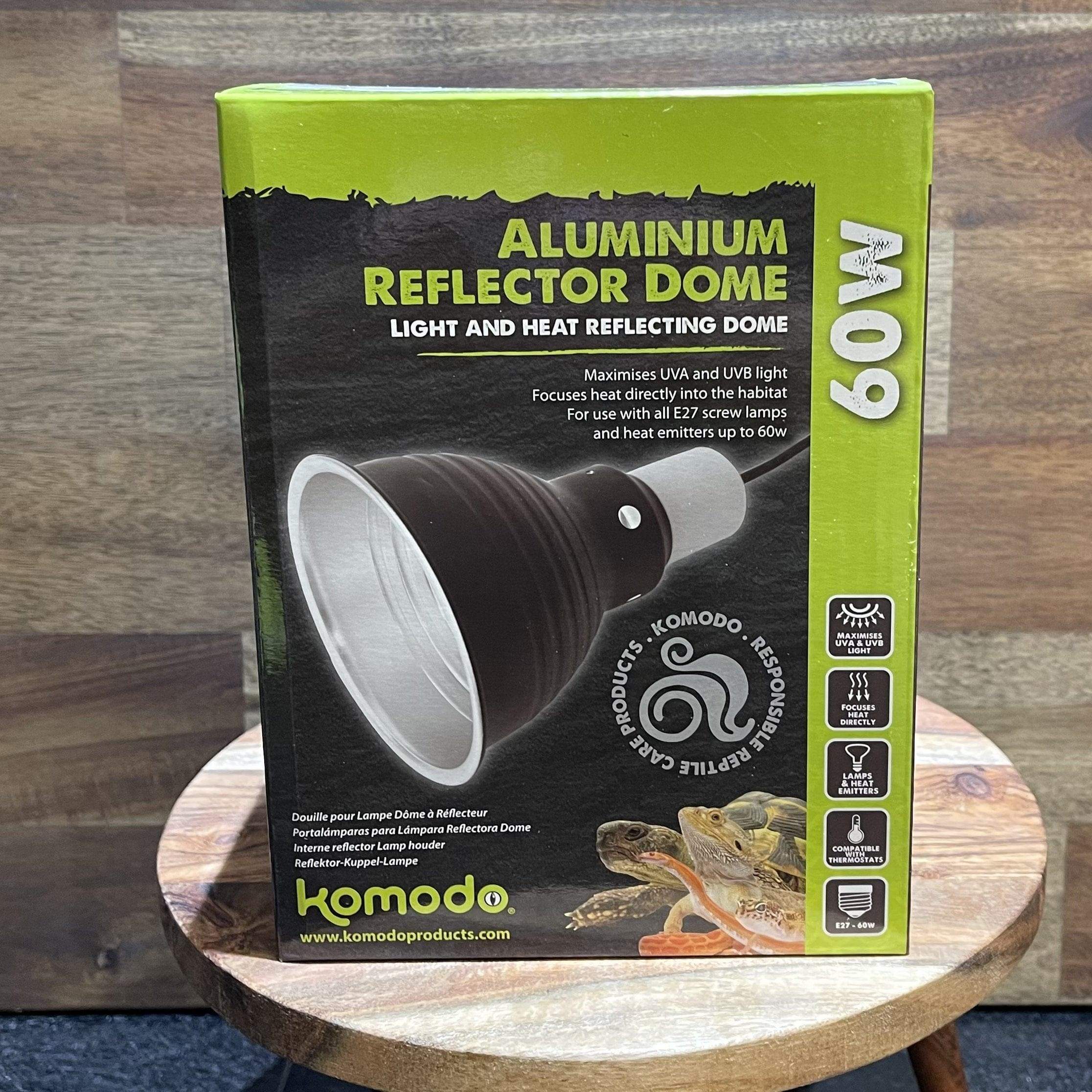 Komodo Light & Heat Komodo Aluminium Reflector Dome 60W (18x14x14cm)