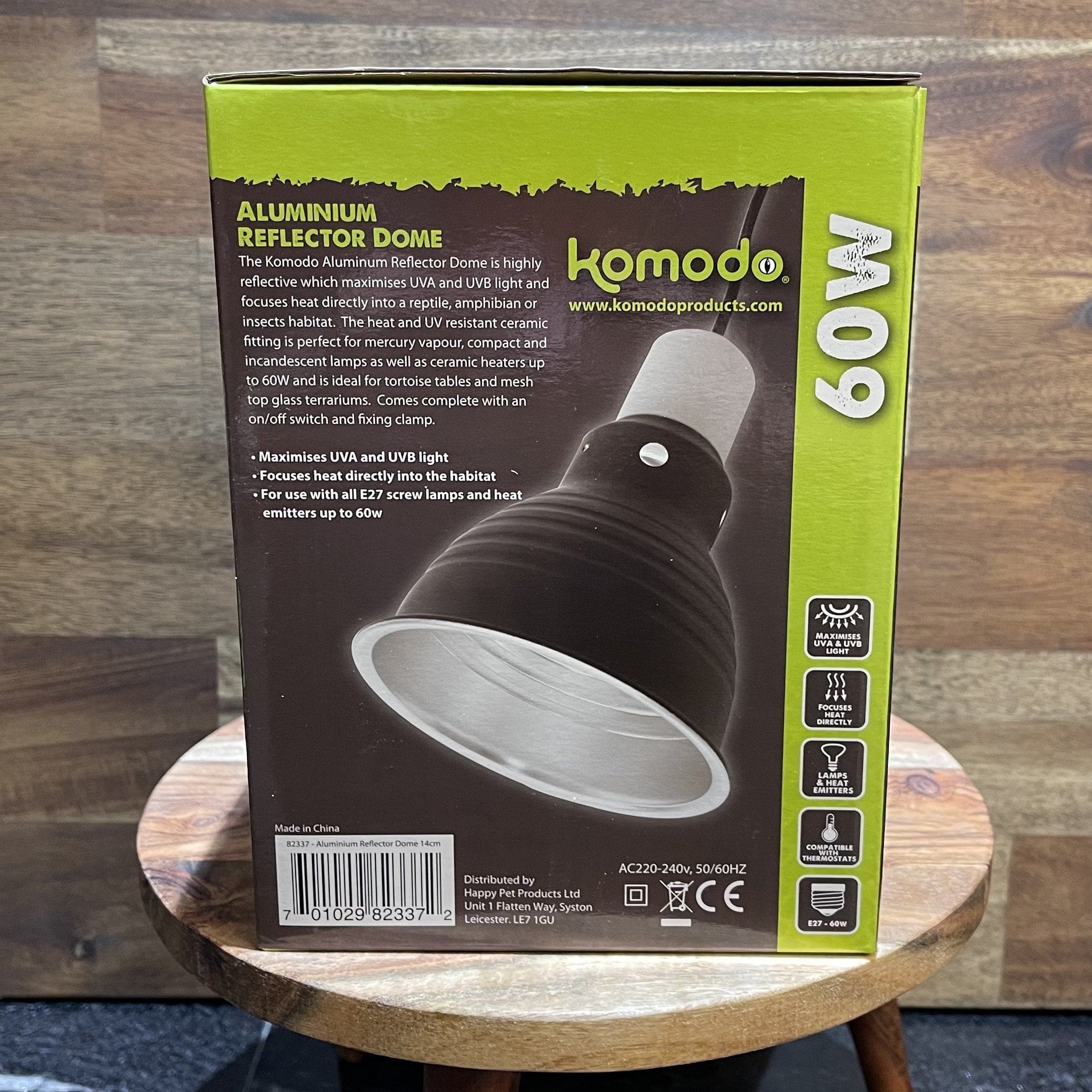 Komodo Light & Heat Komodo Aluminium Reflector Dome 60W (18x14x14cm)