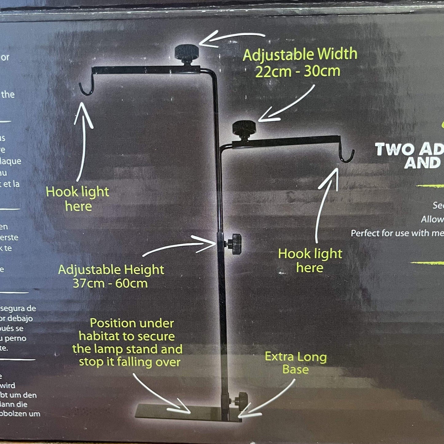Komodo Light & Heat Komodo Light Stand Double