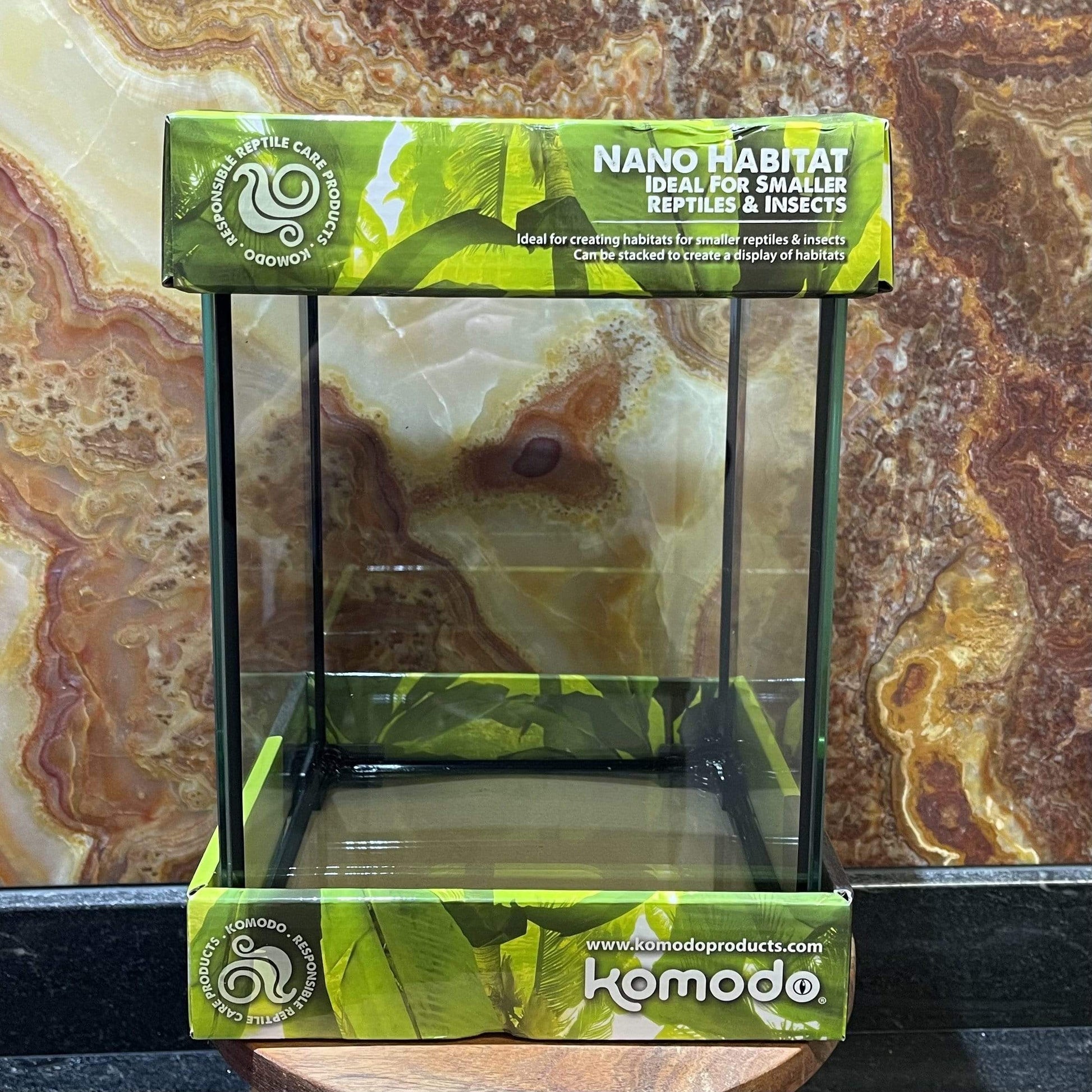 Komodo Nano Habitat 21cm x 21cm x 30cm – Reptile Realm