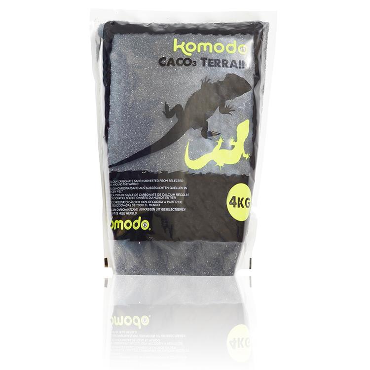 Komodo Reptile Bedding & Substrates Komodo CaCo³ Reptile Sand Black 4kg