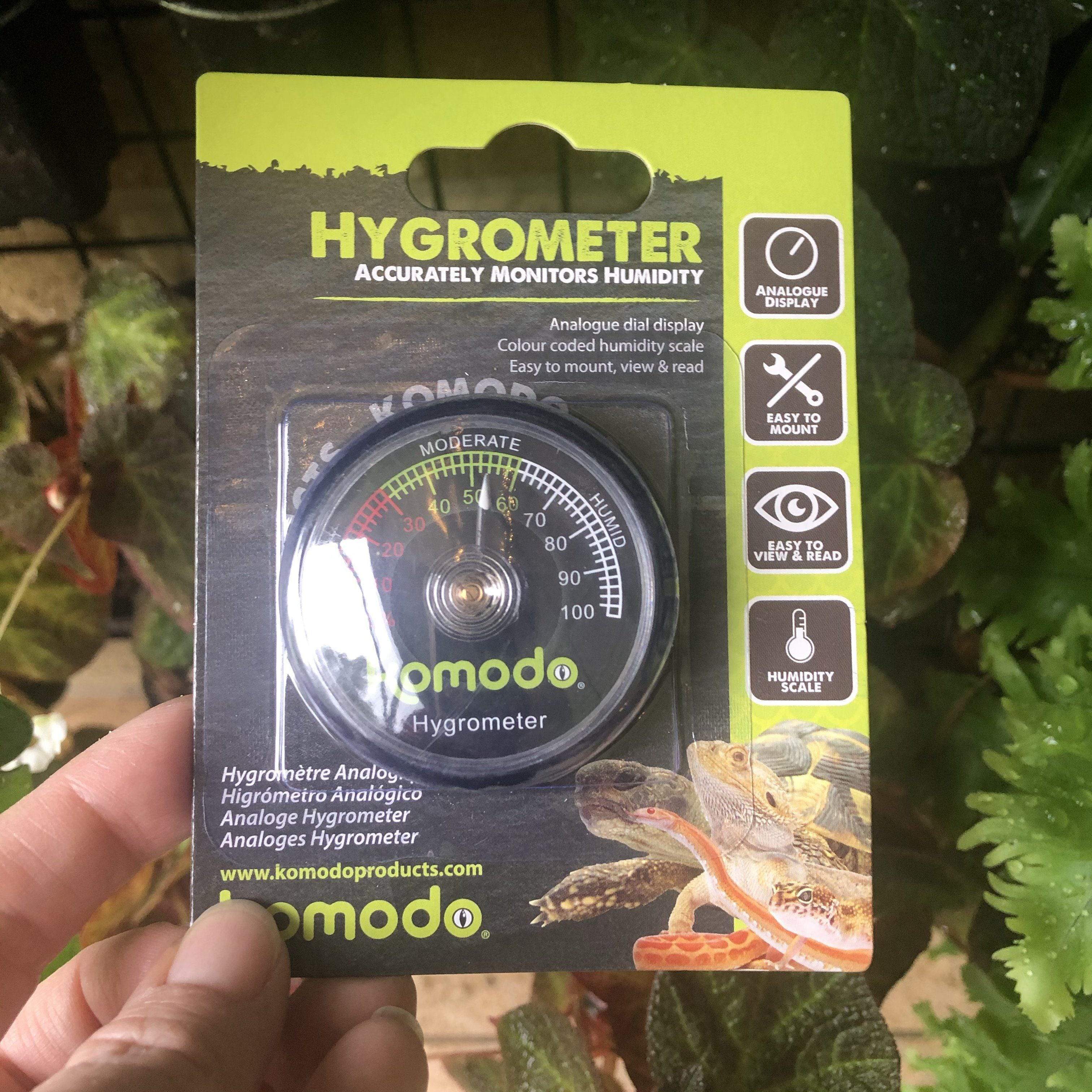 Komodo Reptile Monitoring Komodo Analogue Hygrometer