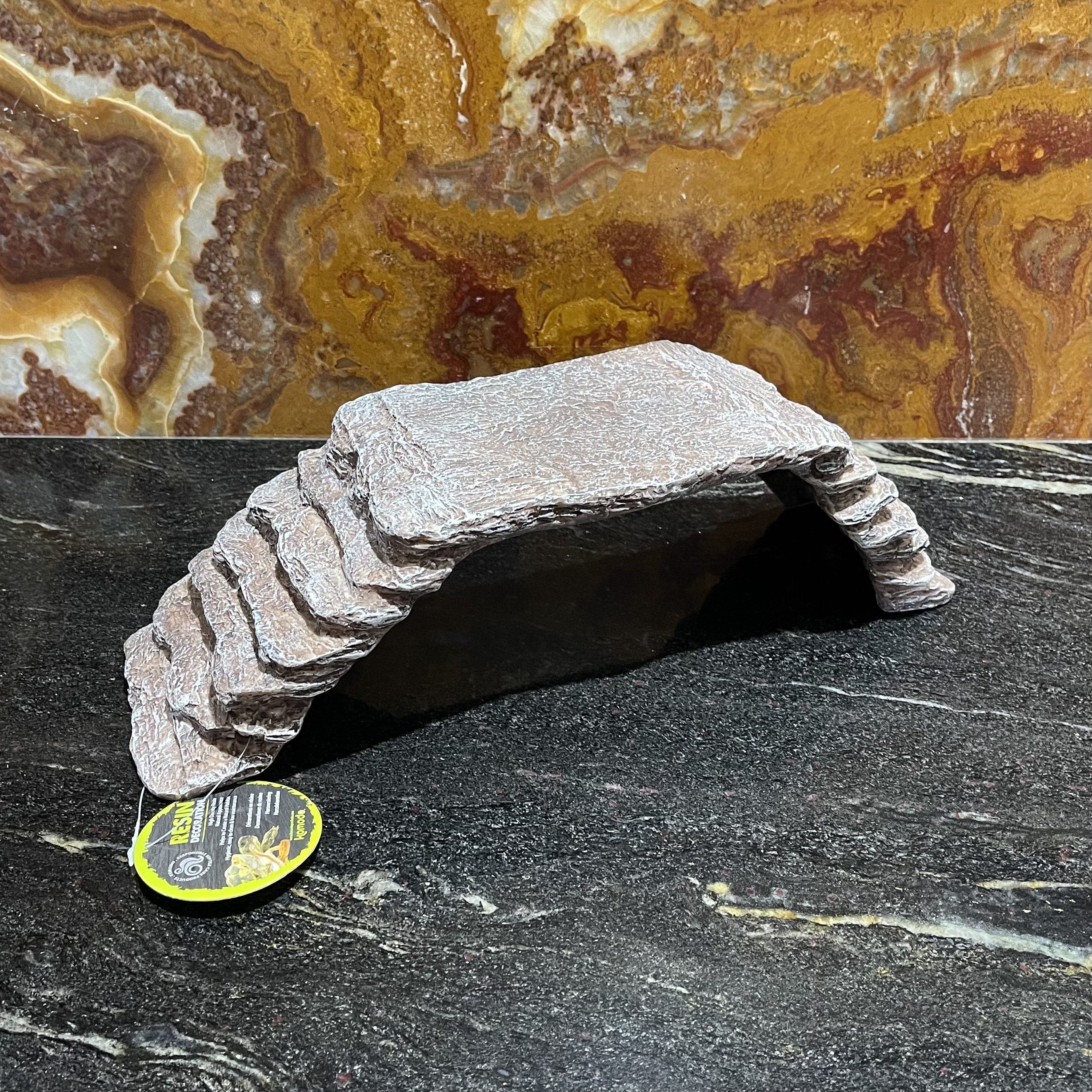 Komodo Basking Platform Ramp Brown Large - Reptile Realm