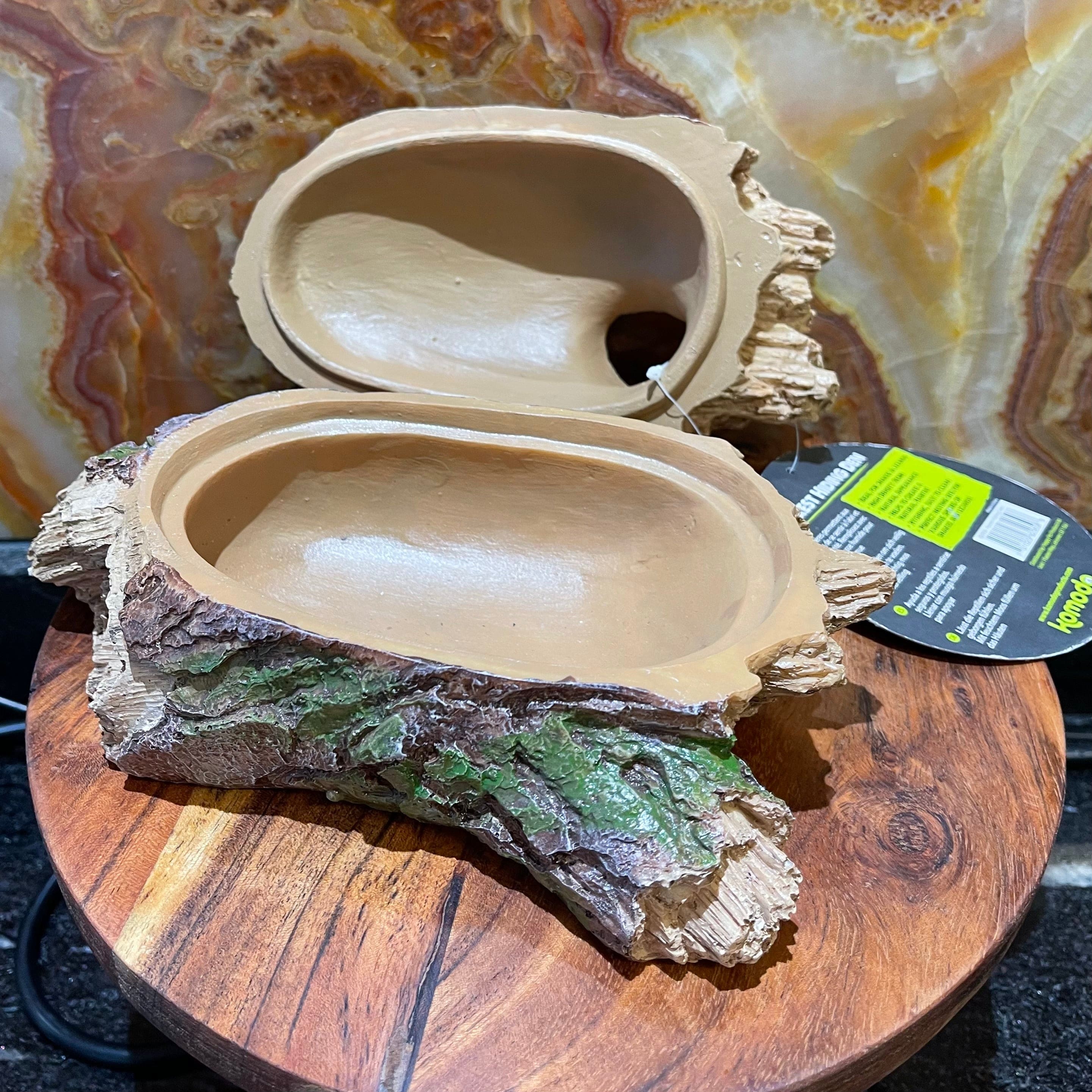 Komodo Resin Rock Decor Komodo Forest Log Hiding Den