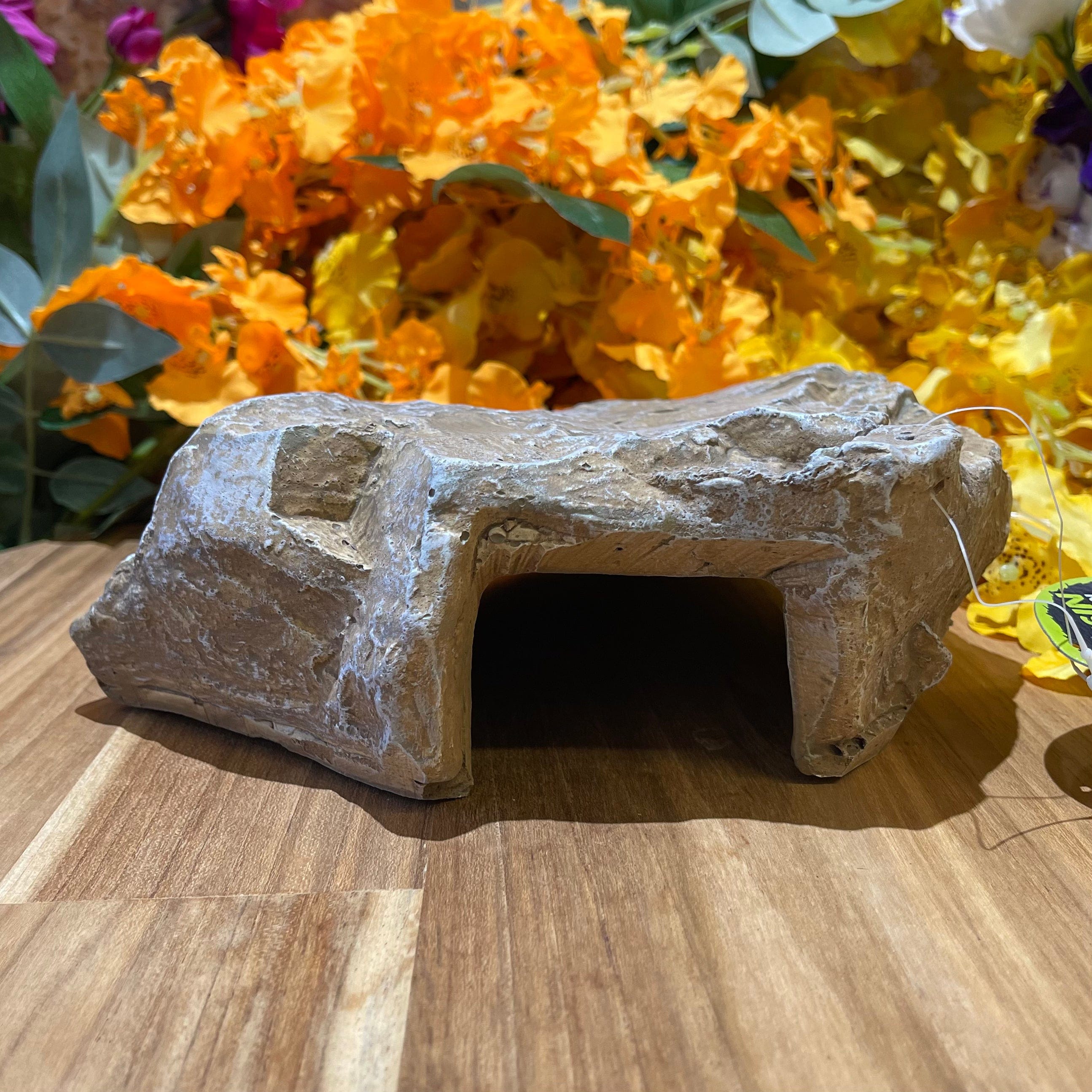 Komodo Resin Rock Decor Komodo Reptile Rock Den Sandstone Large