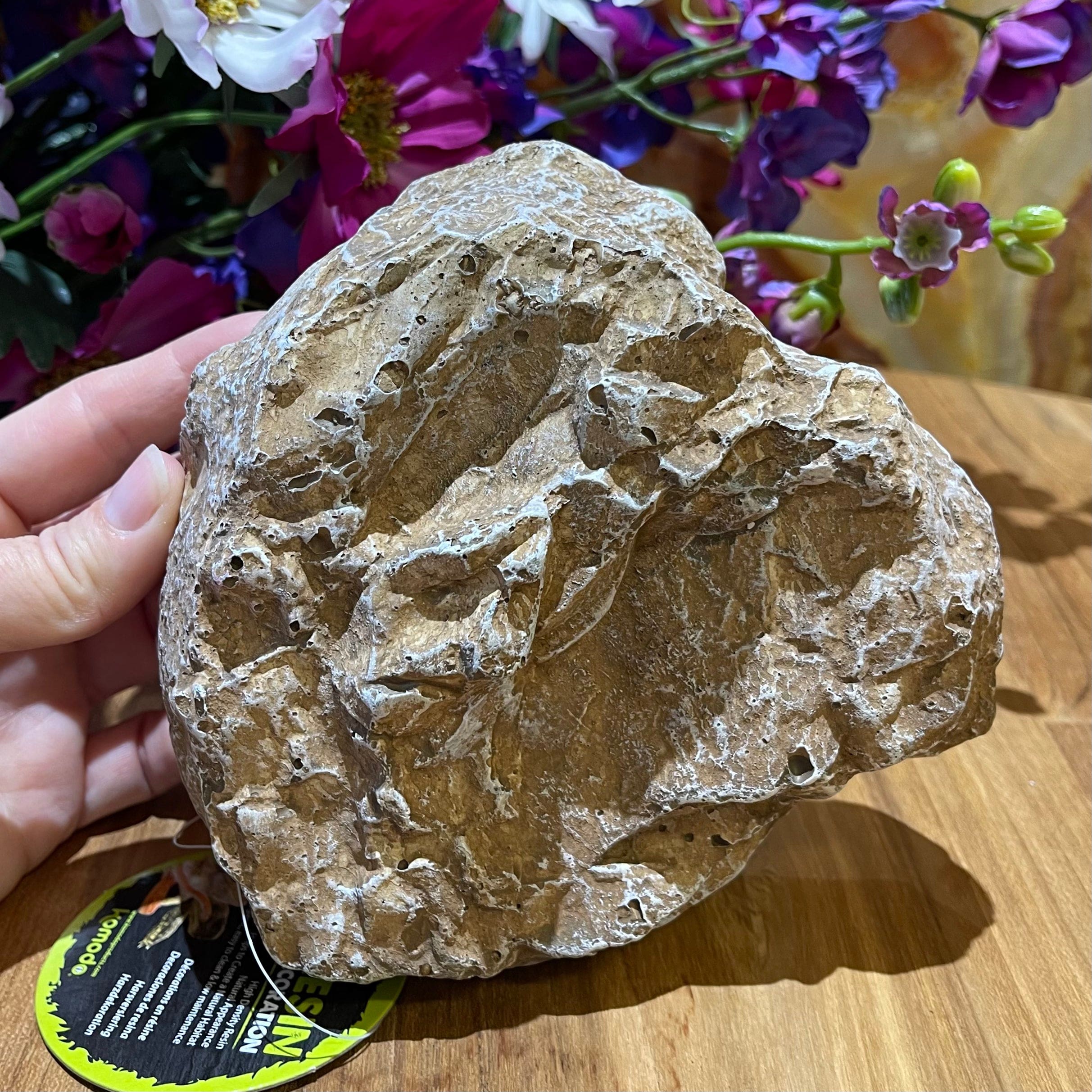 Komodo Resin Rock Decor Komodo Reptile Rock Den Sandstone Small