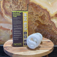 Reptile Realm Bulb Natural Sunlight Komodo Compact Lamp UVB 2% 26W